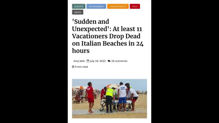 10 DEATHS ON THE BEACH IN ONE DAY!