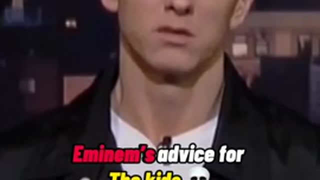 GOAT Of Rap 🔥🔥 Eminem Interview and advice to kid