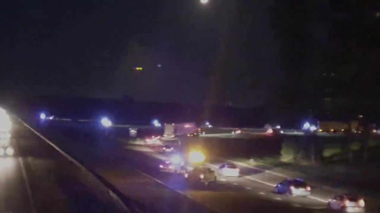 Dutch Farmers Protest - Tractors Blockade The A7 Freeway Near Gorredijk