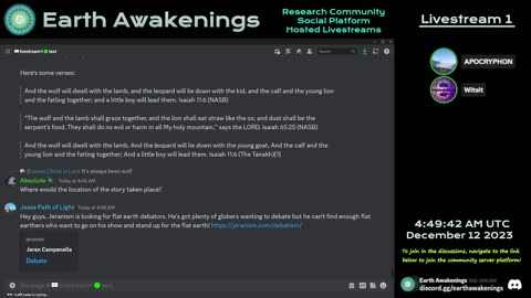 Earth Awakenings - Livestream 1 - #1343