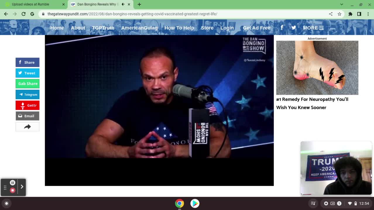 Dan Bongino Reveals Covid Vaccine Biggest Regret