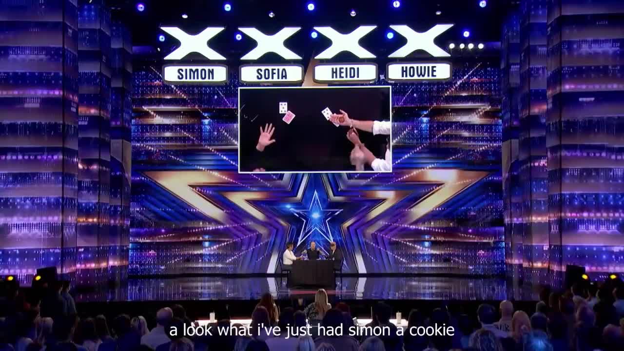 Funny poker of the strong, favorite talent show