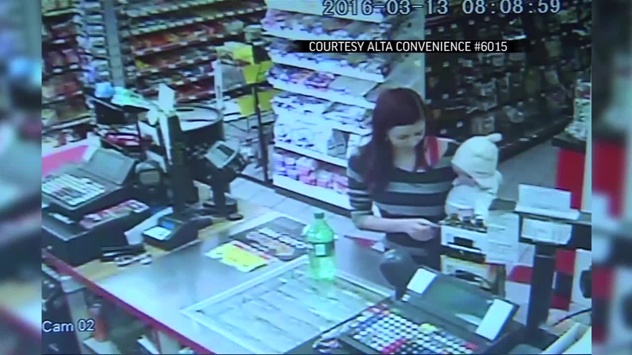 Clerk grabs BABY before the Mother COLLAPSES