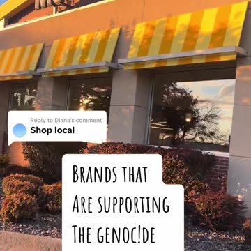 ►🚨▶◾️🇮🇱⚔️🇵🇸BDS - Brands that are supporting genocide in Israel.