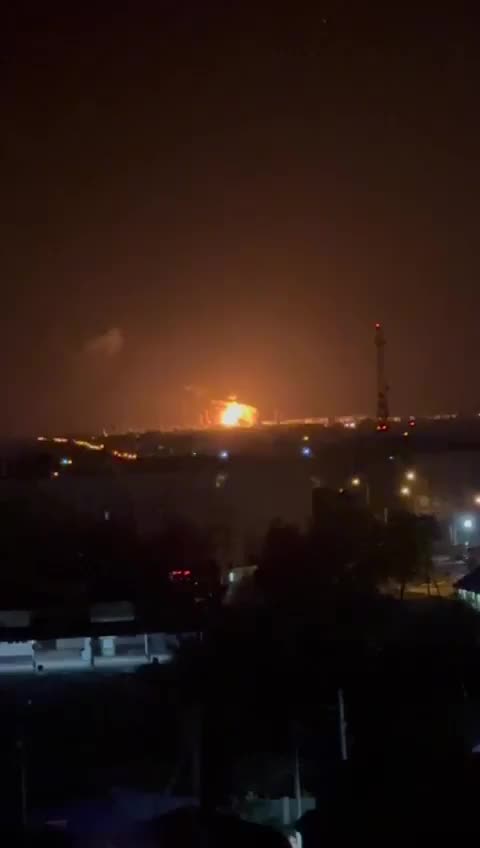 Ukrainian drone reportedly hit an oil refinery in Slavyansk-na-Kubani, Russia