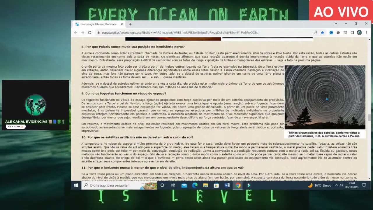 Canal Evidências - 5t7Qpe2XGhk - Parte02 ~ Cosmologia Bíblica da Terra Plana x Realidade Alternativa