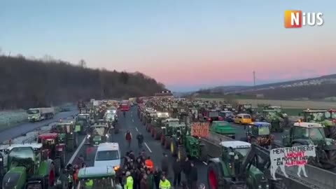 Dutch Farmers and Truckers Unite