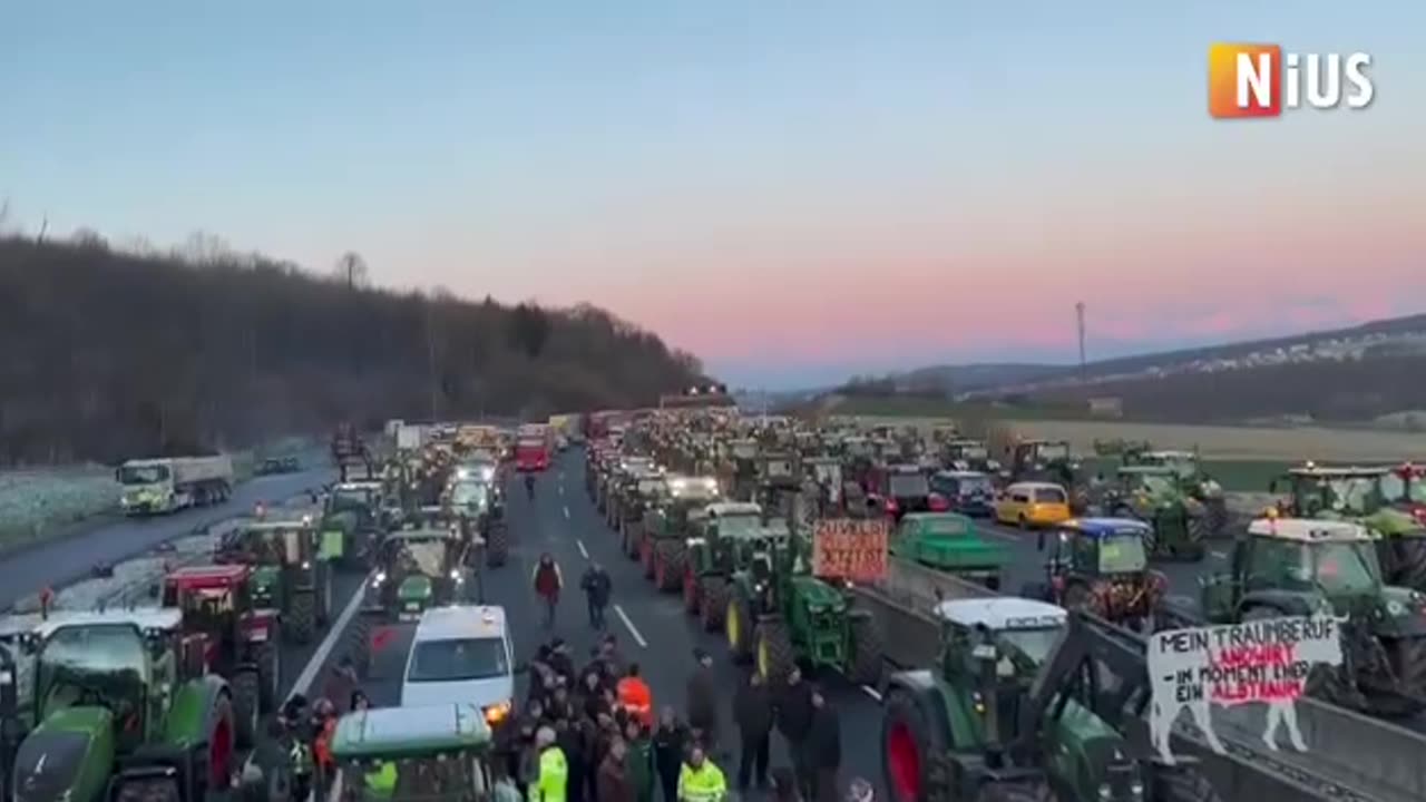 Dutch Farmers and Truckers Unite