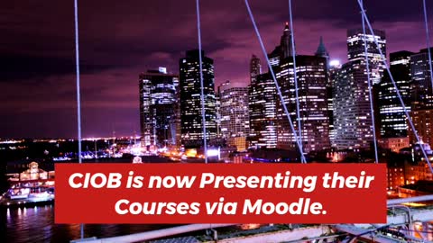 How To Get Access to CIOB Moodle