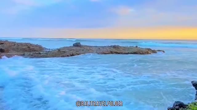 Hiddencam bali beach view, so beatiful and eye catching