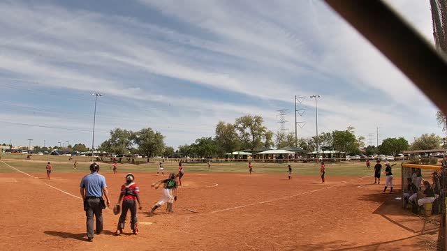 S. Kercsmar double, Clovers 14U v. Legit