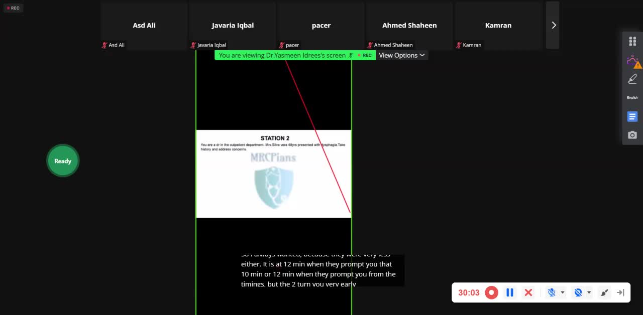 ST5.48 year old lady with difficulty swallowing Yasmin