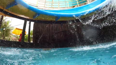 Toilet Bowl Water Slide at Thermas dos Laranjais