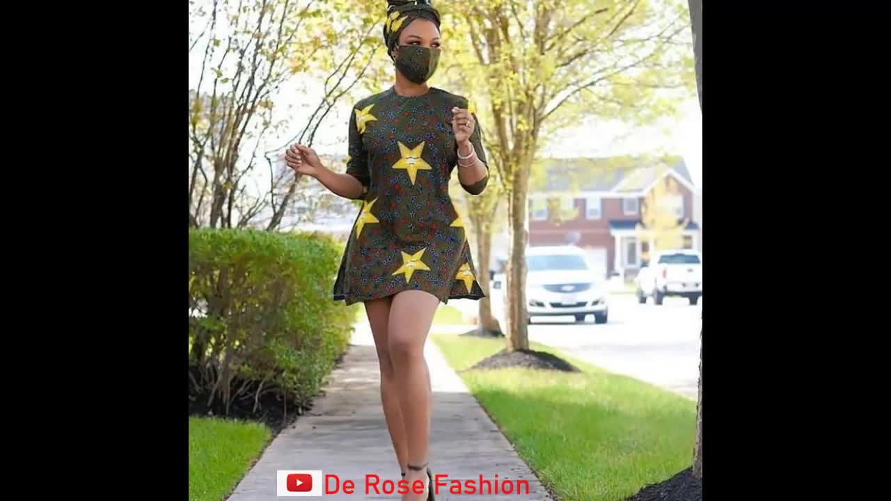 2021 Cute And Unique Ankara Dresses;Latest Beautiful African #Ankara Styles Dress For African Queen