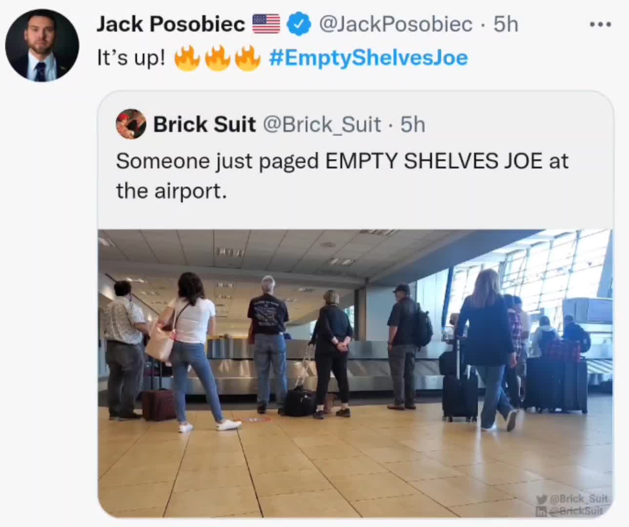 WiseEnough paging Empty Shelves Joe