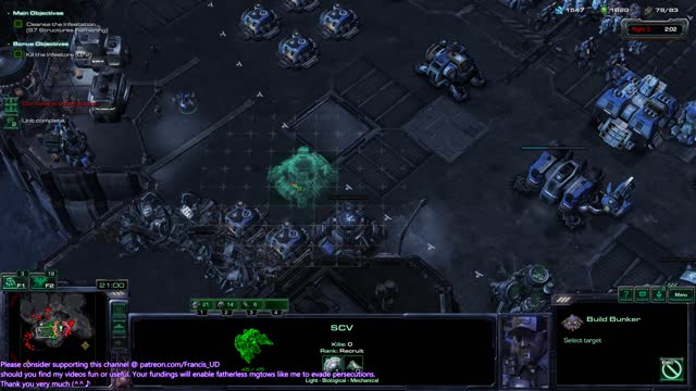 SC2 terran campaign outbreak hard walkthrough
