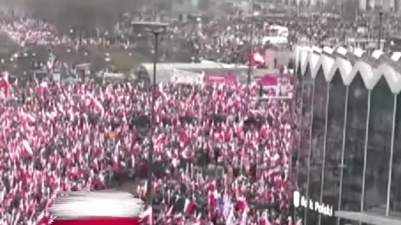 Krzysztof Bosak and Grzegorz Braun in Warsaw at Poland's Independence March