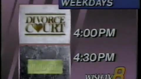 March 27, 1988 - Indy Promo for 'Divorce Court' & 'The Judge'