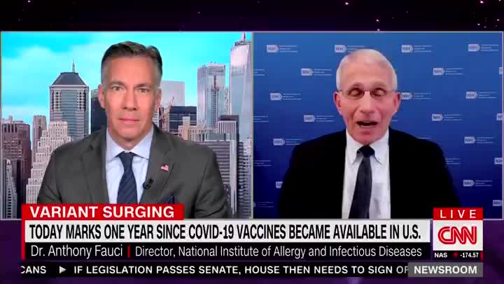 Fauci claims that “Delta” and people who “have not gotten vaccinated” is the reason why we have more death in 2021 than in 2020