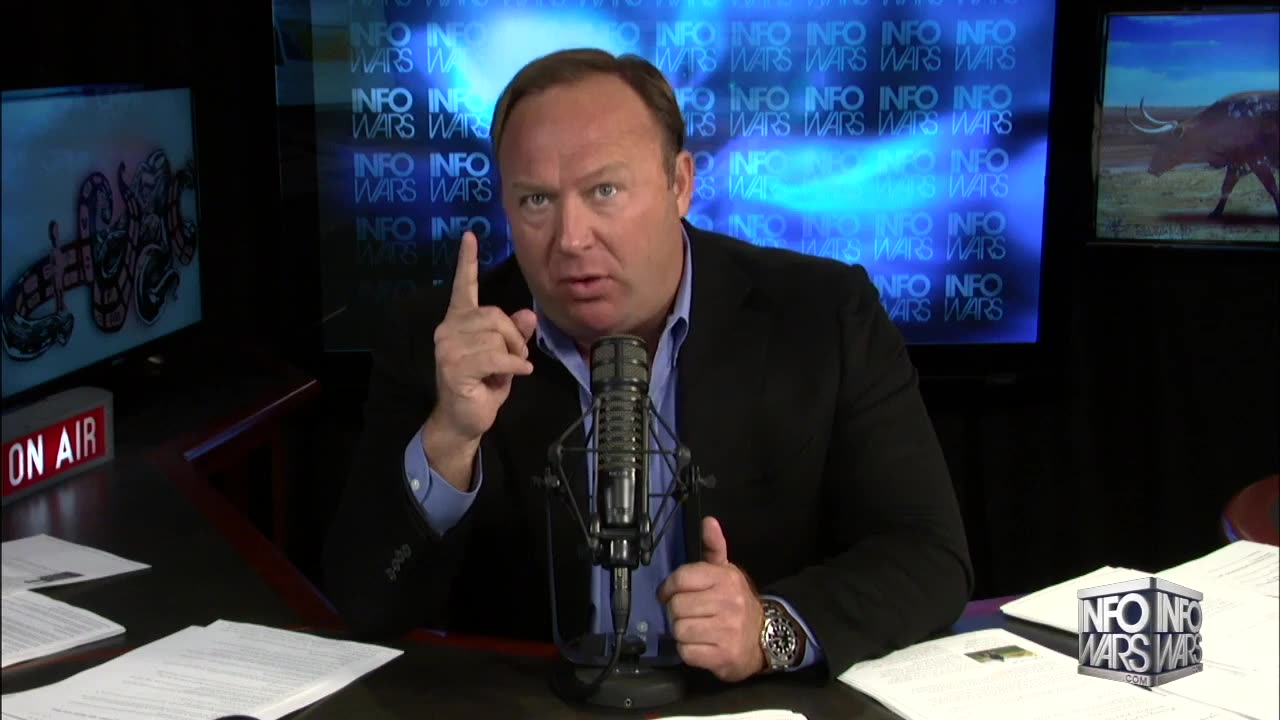 Alex Jones They're Gone! Rant