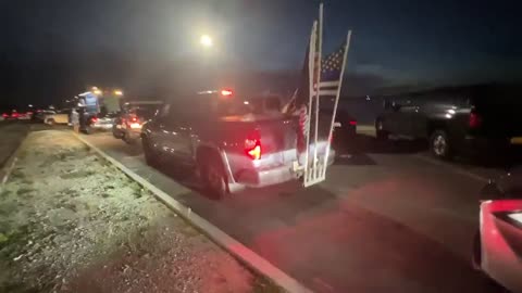 Trump supporters gather outside of Trump’s Mar-A-Lago home in Palm Beach, Florida after the FBI raid