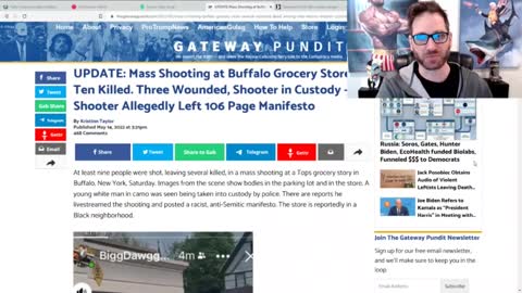 Mass Shooter in Buffalo, Conveniently Manifesto Having Racism