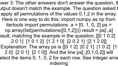 Get all permutations of a numpy array