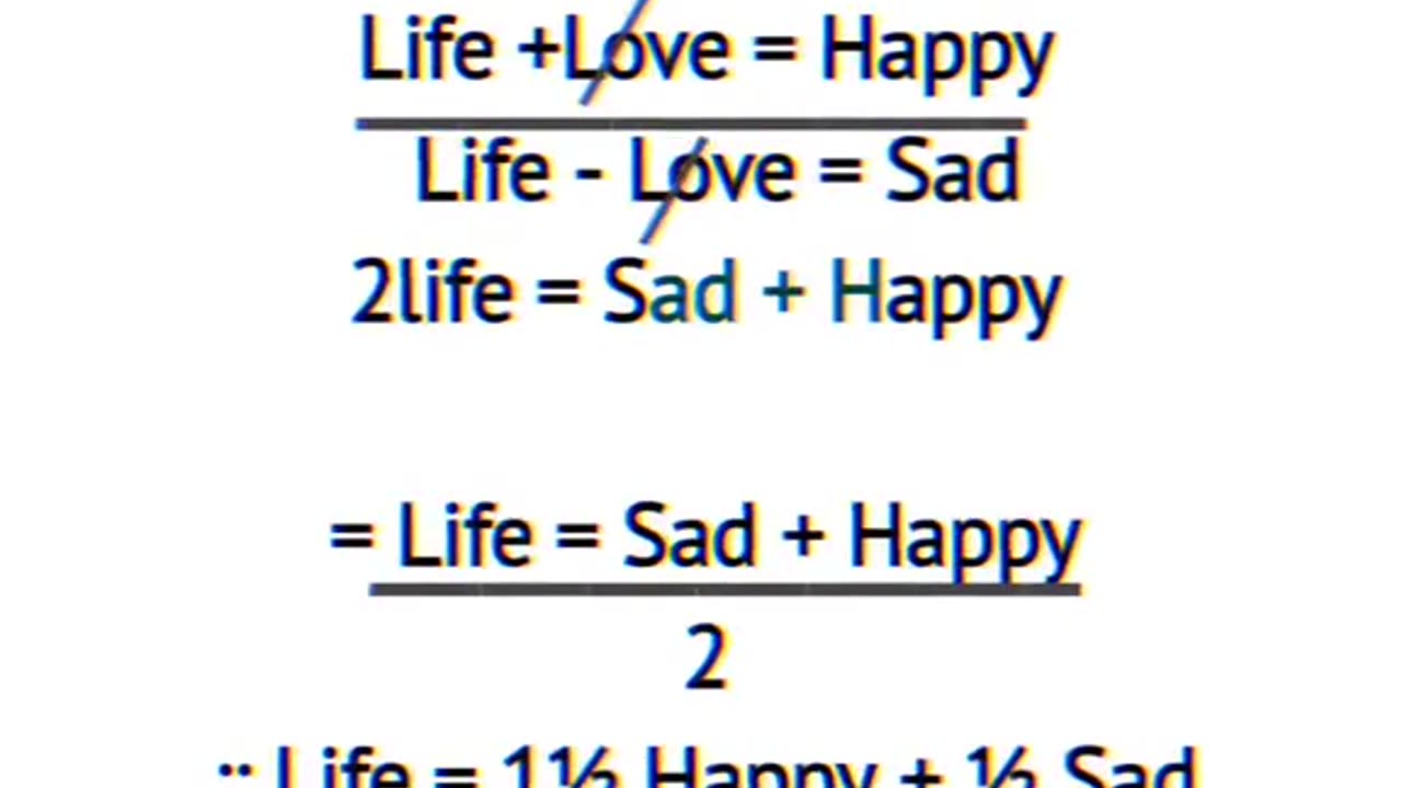 mathematics of life