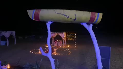 beach restaurant in Calangute