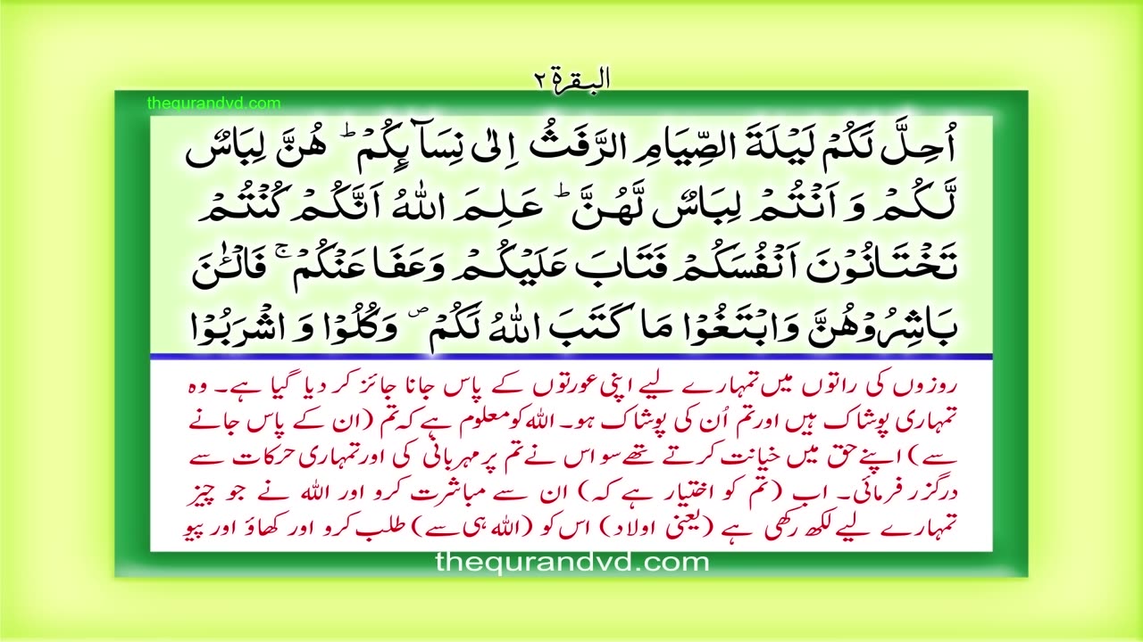 Holy Quran-Para 2 - Juz 2 Sayaqul HD Quran Urdu Hindi Translation