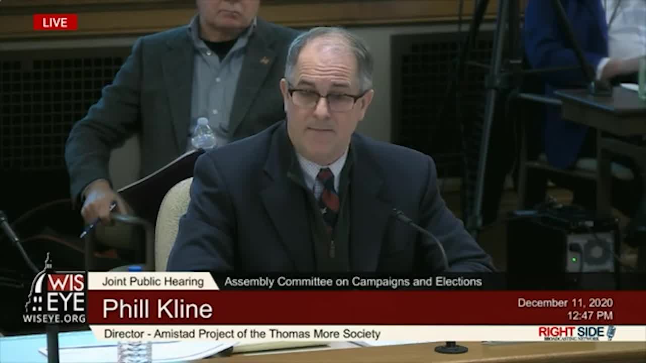 Witness #7 Speaks at Wisconsin Legislature Hearing on Election Integrity. 12/10/20.