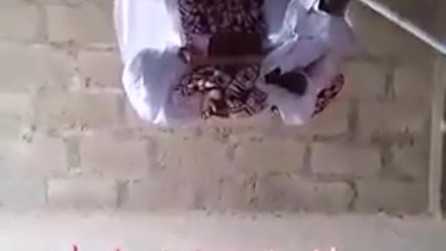 African magician Sitting On Air