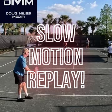 CROSS COURT BACKHAND VOLLEY FOR THE WINNER!