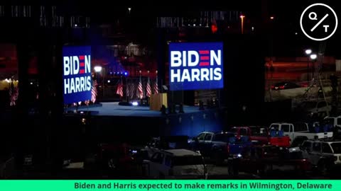 Joe Biden gives fake speech to no one on 6 Nov 20