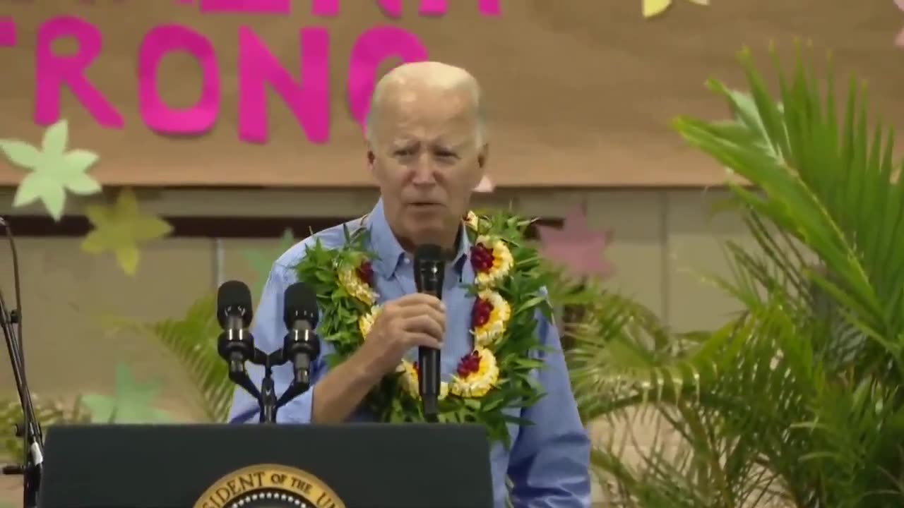 Biden's Maui Speech Blasted As Insensitve