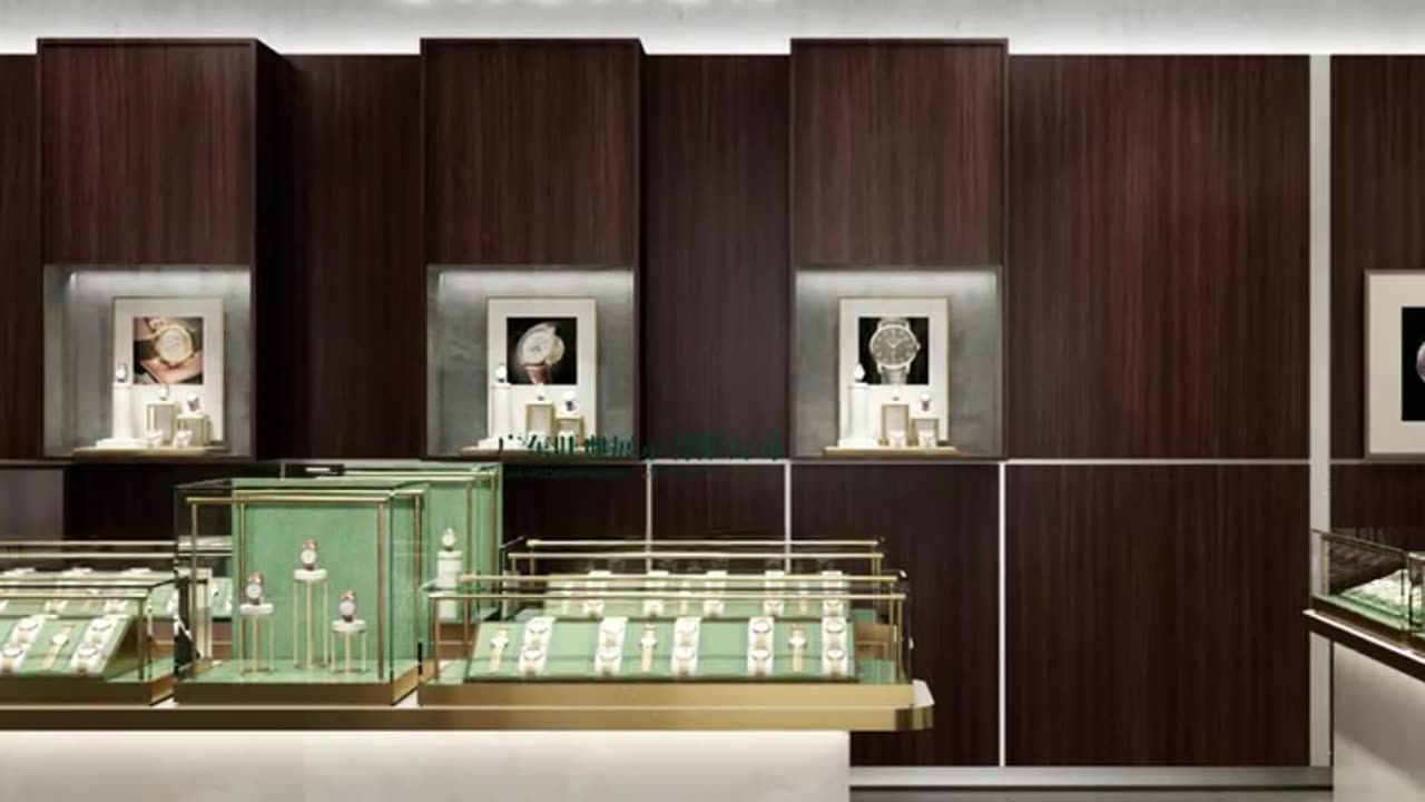 Singapore high-end watch retail store showcase project