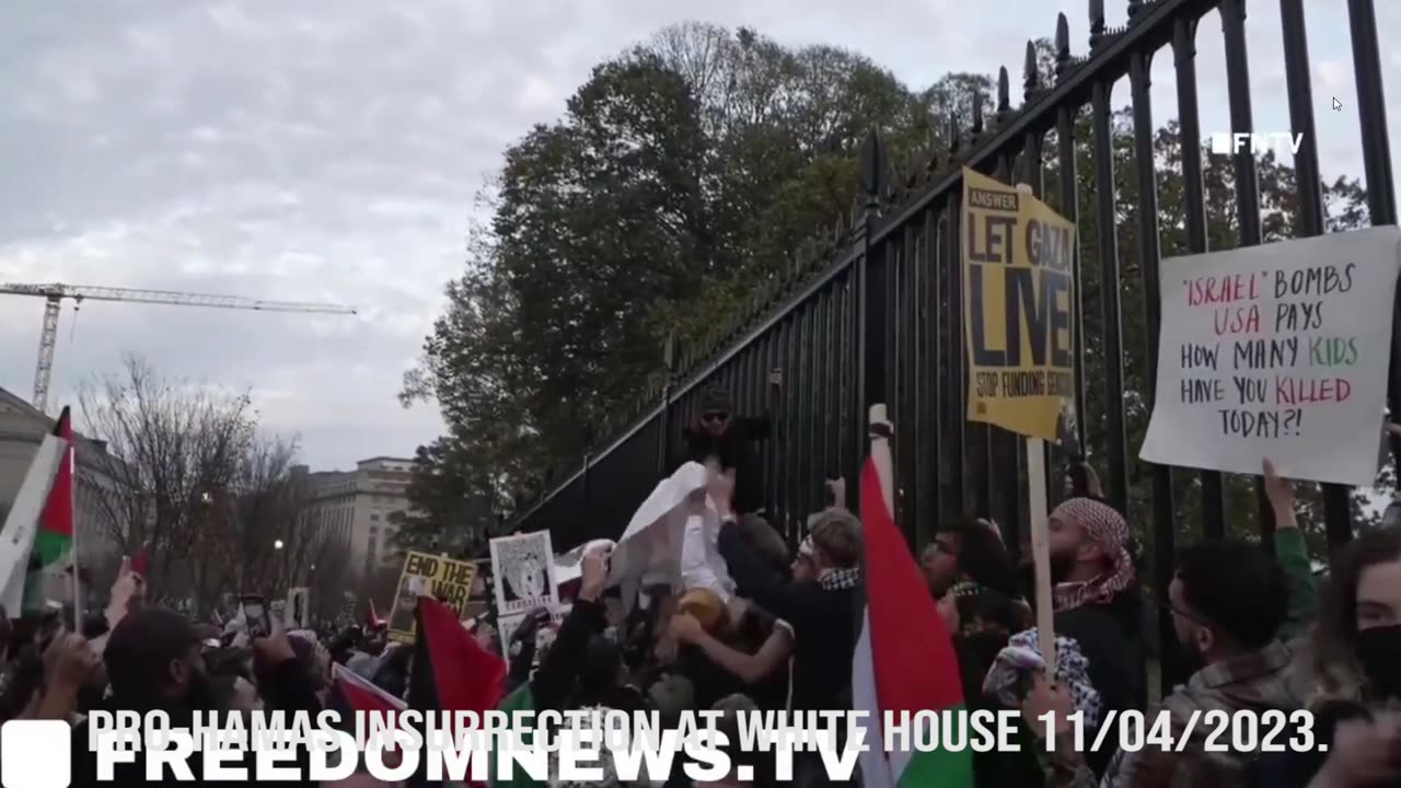 Pro Hama Insurrection at White House 11/04/2024