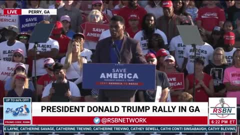 Herschel Walker Full Speech at Save America Rally in Perry GA 9/25/21