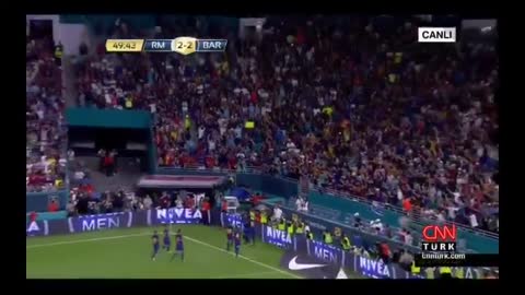 Pique Goal vs Madrid in Miami