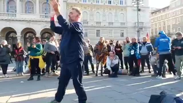 Trieste; la pandemia...