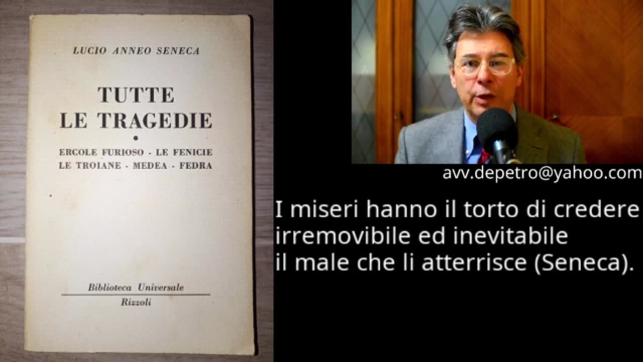 (10 MARZO 2024) - AVVOCATO DE PETRO: “IL RITORNO DEL GRETIN PASS?!...” - I miseri hanno il torto di credere irremovibile e inevitabile il male che li atterrisce (SENECA) -😂😂😂