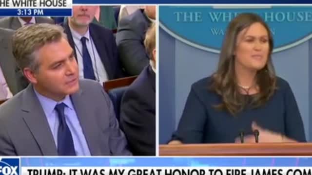 ‘You Would Probably Get Really Upset’ — Sarah Sanders Embarrasses Jim Acosta