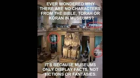 Ever Wonder Why They Are No Characters Of Bible, Torah & Quran In Museum