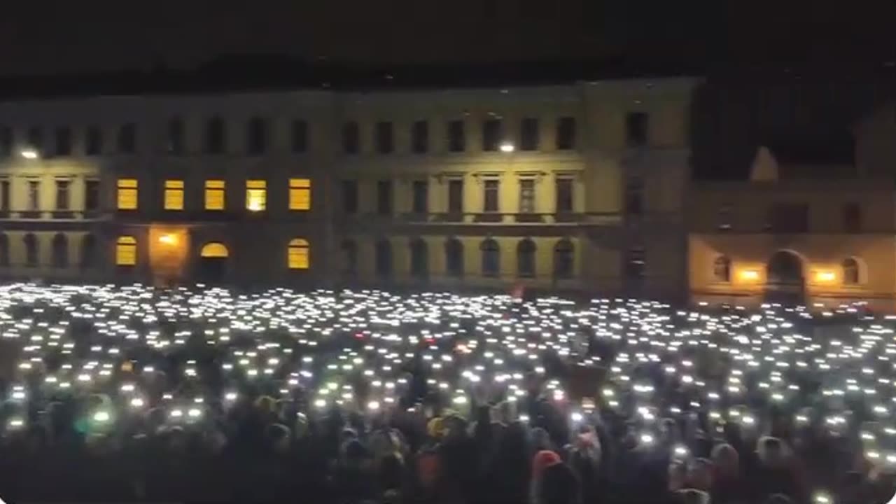 Leipzig Germany: Protestors Chant Against Fascism