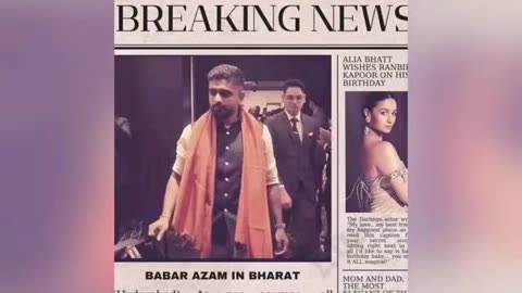 Babar Azam in India