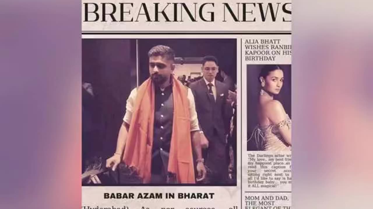 Babar Azam in India