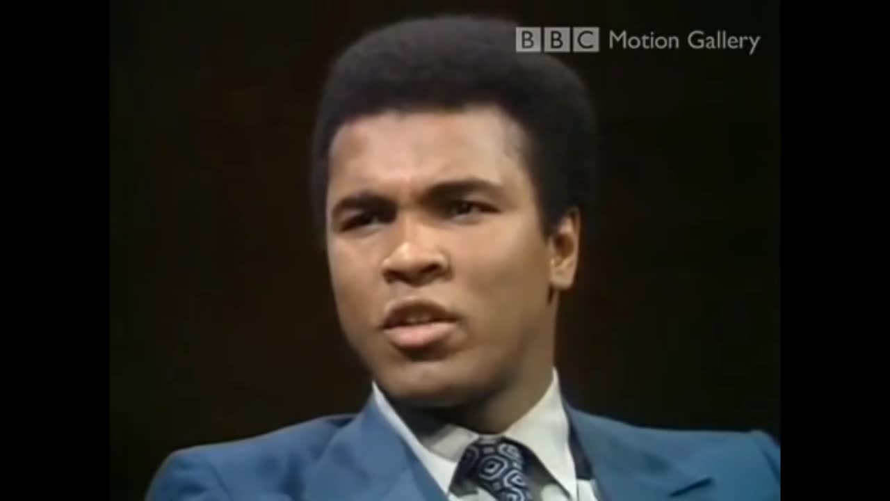 Muhammed Ali on Interracial marriage - "Bluebirds fly with Bluebirds"