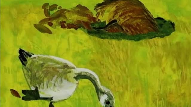 Goose, warm and inspiring story. fourteen
