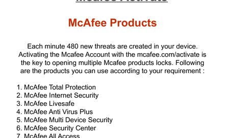 mcafee activateus