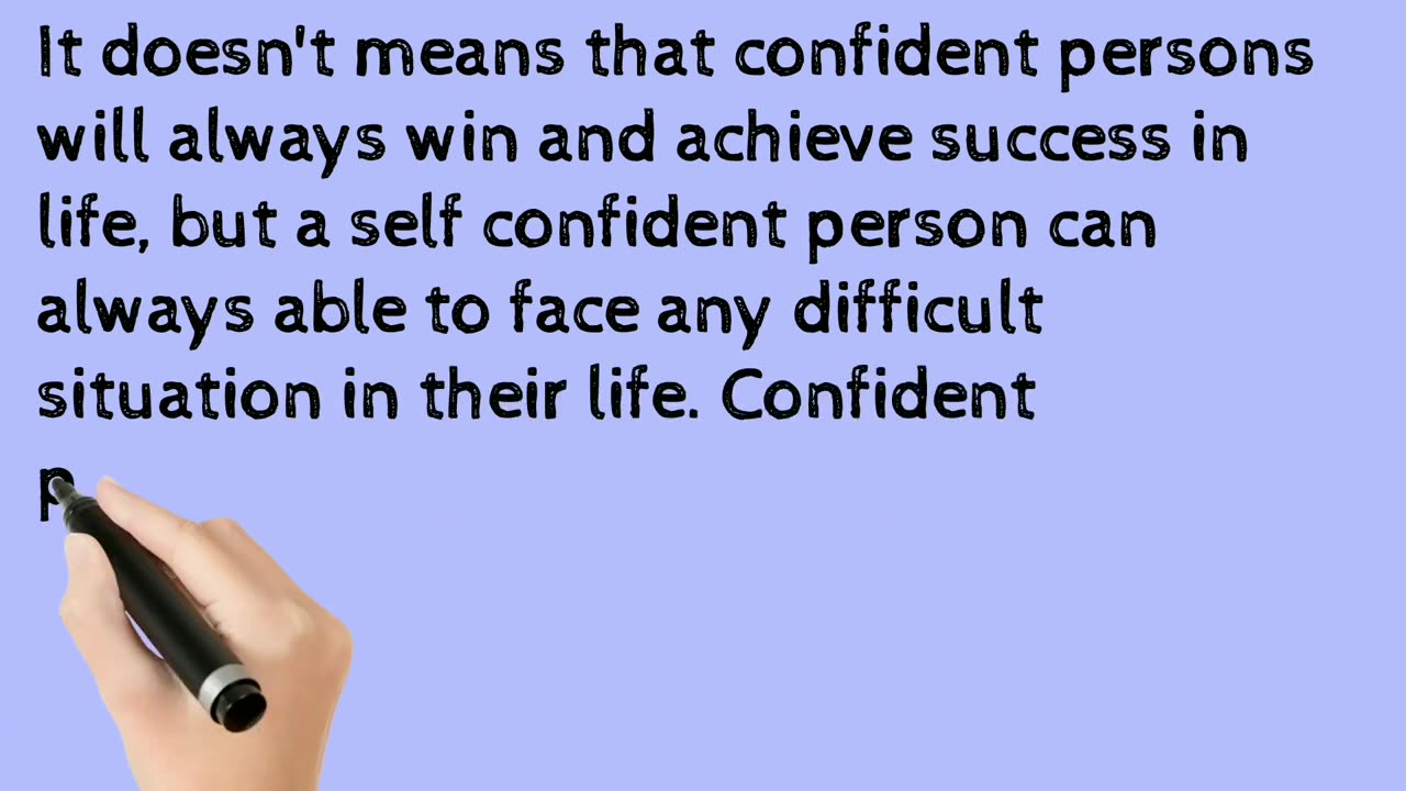 Speech on Self-Confidence